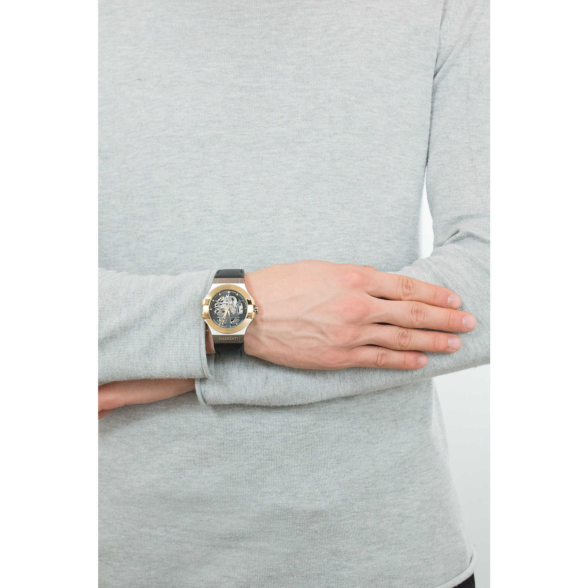 Maserati R8821108011 นาฬิกาผู้ชาย Maserati รุ่น R8821108011, Potenza Automatic Men's Watch