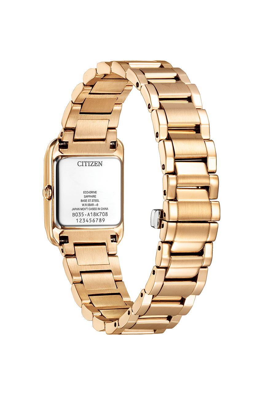 Citizen EW5603-89Y นาฬิกาผู้หญิง Eco-Drive Rose Gold Women's Watch