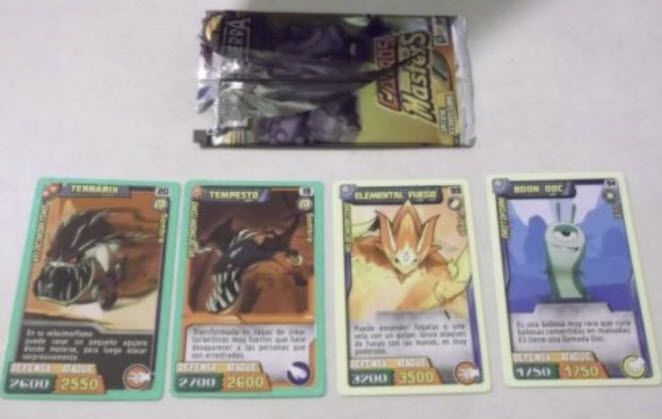 Trading cards Masters 4 ใบ/แพ็ค