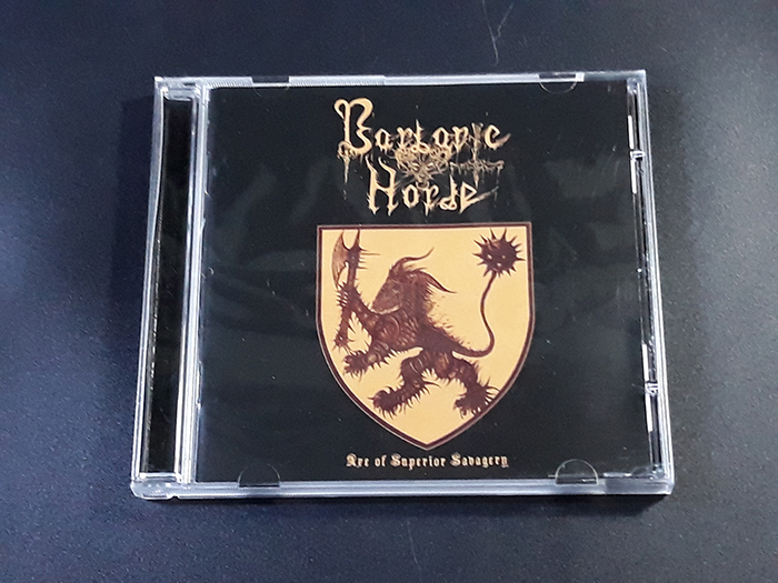 BARBARIC HORDE'Axe of Superior Savagery' CD