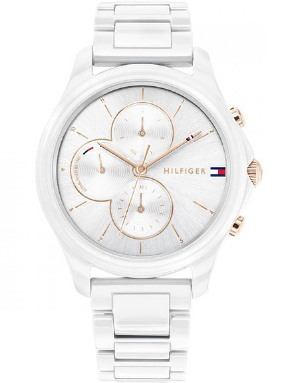 Tommy Hilfiger 1782262 นาฬิกาผู้หญิง Skylar Ceramic Quartz Women's Watch