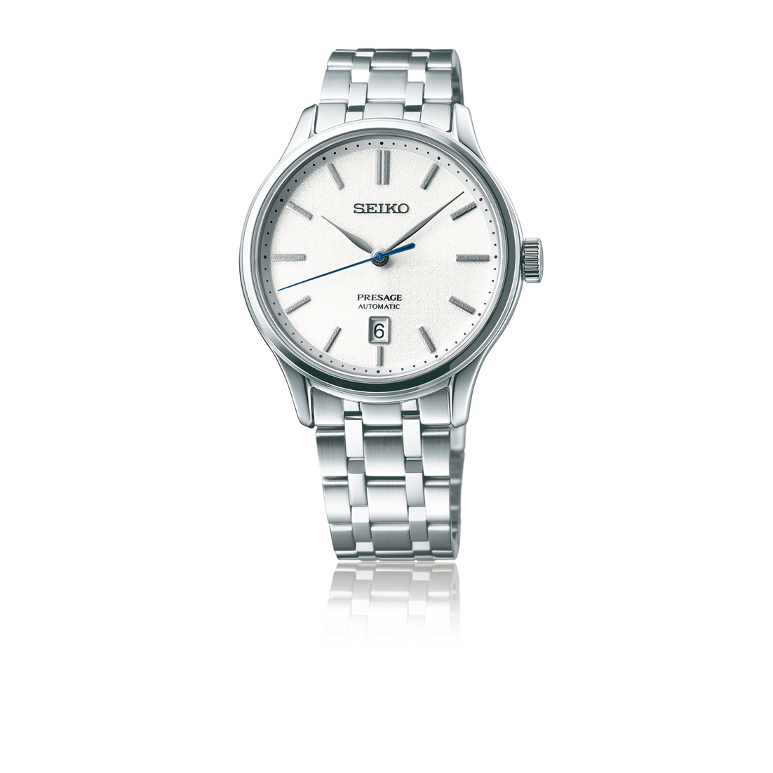 Seiko SARY139 นาฬิกาผู้ชาย Presage Automatic Zen Garden White Made in Japan Men's Watch