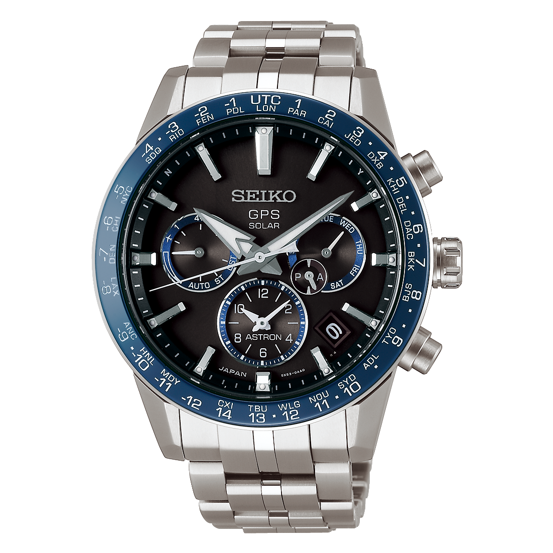SEIKO SBXC001 นาฬิกาผู้ชาย Seiko รุ่น SBXC001, Astron GPS Solar Titanium Men's Watch