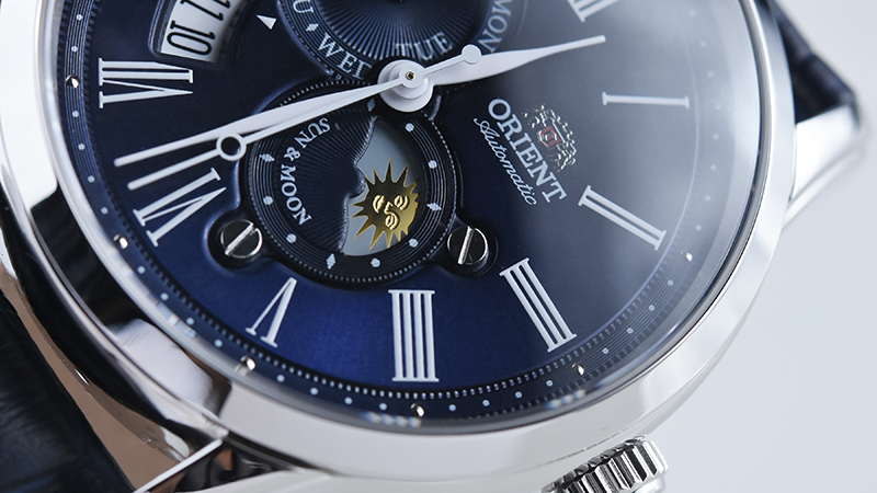 Orient SAK00005D นาฬิกาผู้ชาย Sun and Moon Automatic Men's Watch