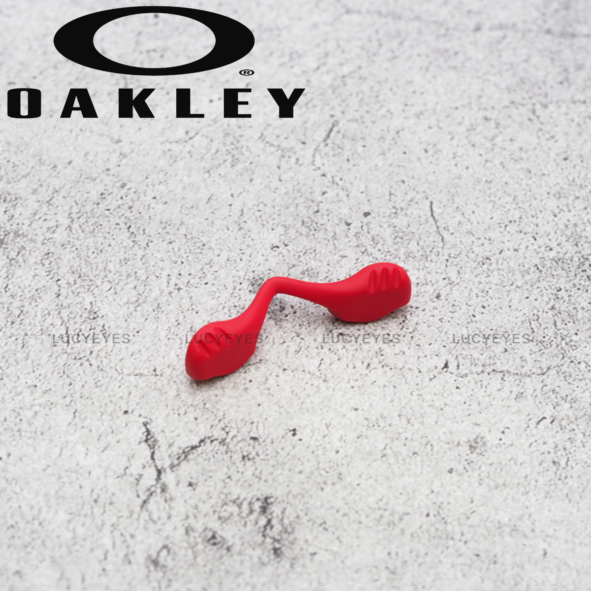 แป้นจมูกแว่น OAKLEY OO9206, OO9181, RADARLOCK PATH สีแดง