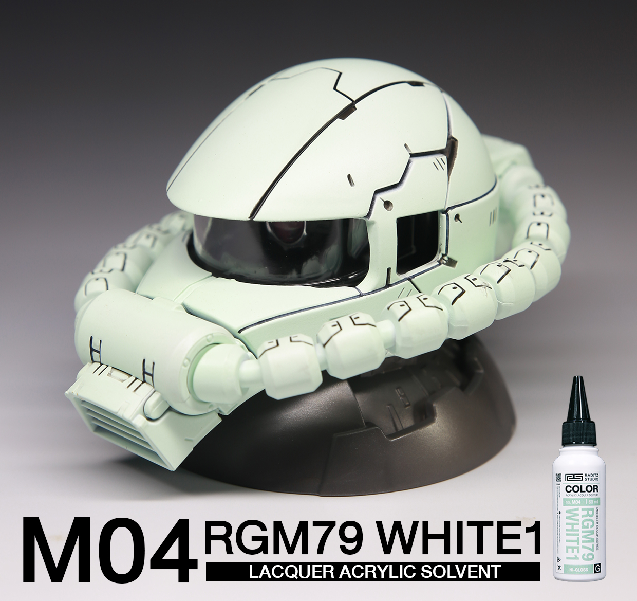 M04 RGM79 WHITE1 Type G [มันเงา] 60ml