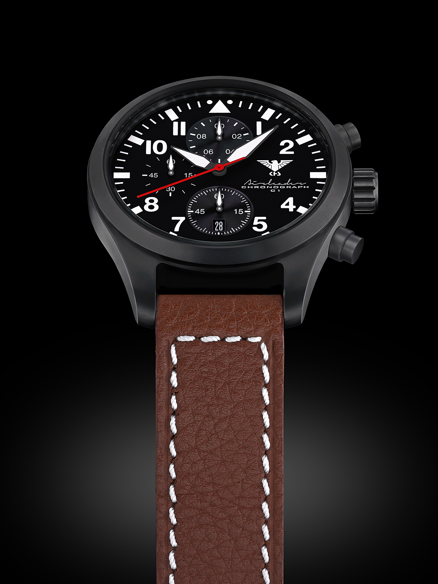 KHS Tactical KHS.AIRBSC.LB5 นาฬิกา Airleader Chronograph Quartz Watch