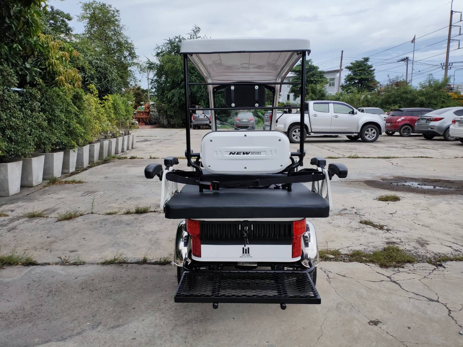 รถไฟฟ้า 4 ล้อ 6 ที่นั่ง (คนไซส์ใหญ่) รุ่น M-01ฺB BIG PLUS ยี่ห้อ CLP CAR ขับแฮนด์บิด