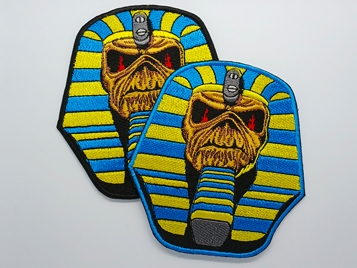 IRON MAIDEB 'Eddie-Powerslave' Embroidered Patch อาร์มแบบปัก