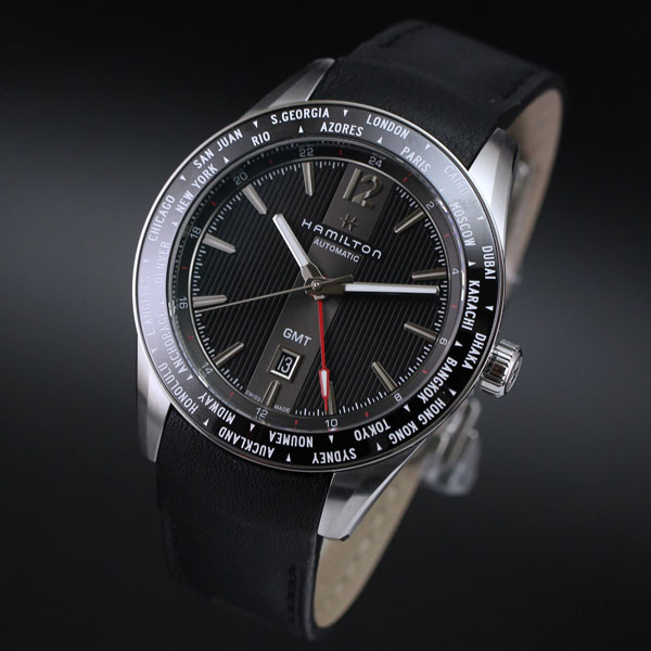 Hamilton H43725731 นาฬิกาผู้ชาย BROADWAY GMT LIMITED EDITION Men's Watch