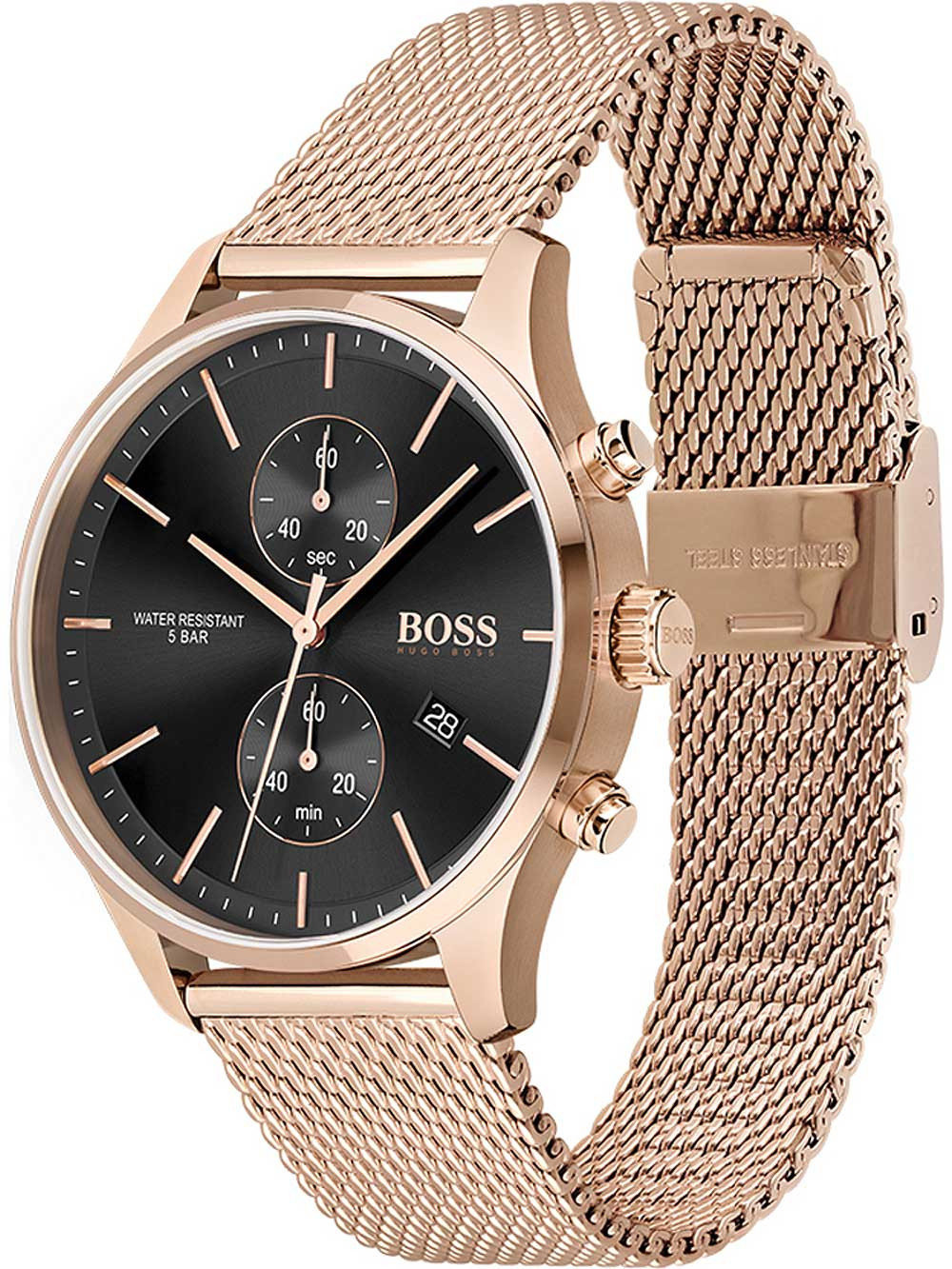 Hugo Boss 1513806 นาฬิกาผู้ชาย Metronome Chrono Quartz Men's Watch