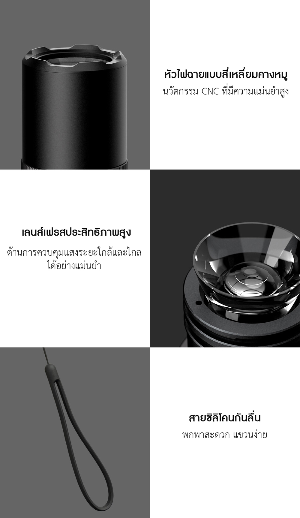 Xiaomi Multifunctional Flashlight - ไฟฉายเอนกประสงค์เสี่ยวหมี่