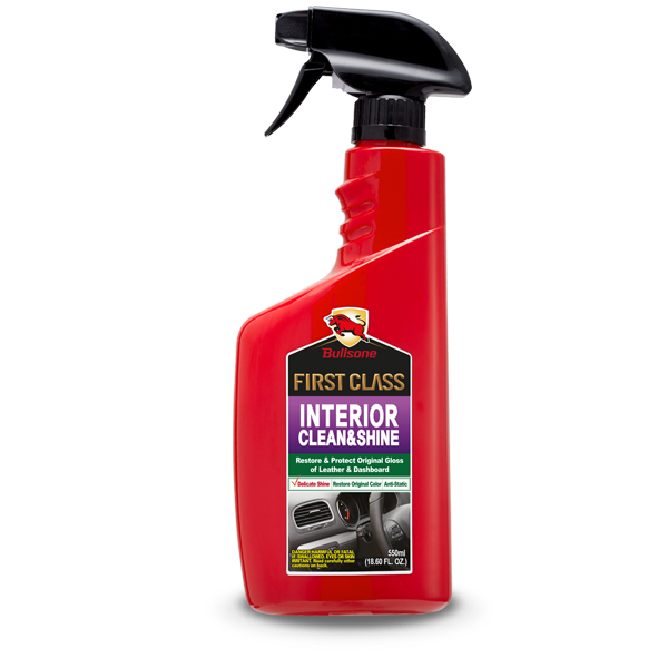 Bullson interior clean&shine ผลิตภัณฑ์ ทำความสะอาดและดูแลเบาะหนัง