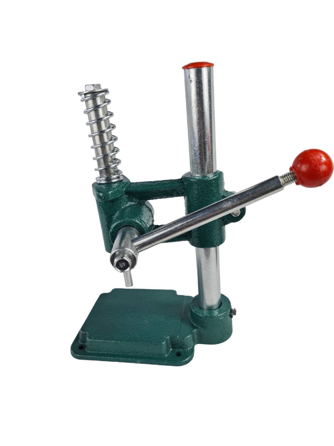 เครื่องกดเอนกประสงค์ สำหรับงานกดโดยใช้มือทั่วไป สามารถใช้กดกระดุมผ้าตอกตาไก่ หรือเจาะรูบนผ้าใช้กับงานผ้า เครื่องกด