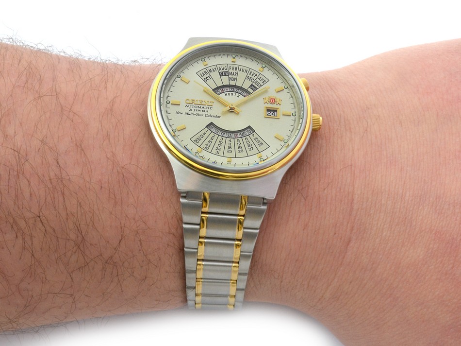 Orient EU00000CW นาฬิกาผู้ชาย Automatic Multi-Year Calendar Men's Watch