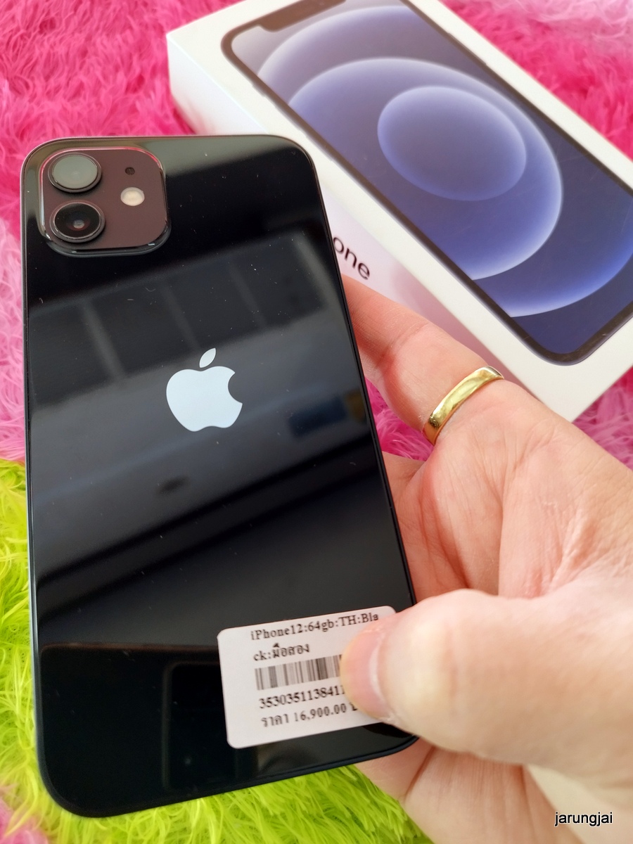 iphon 12 64gb th black มือสอง