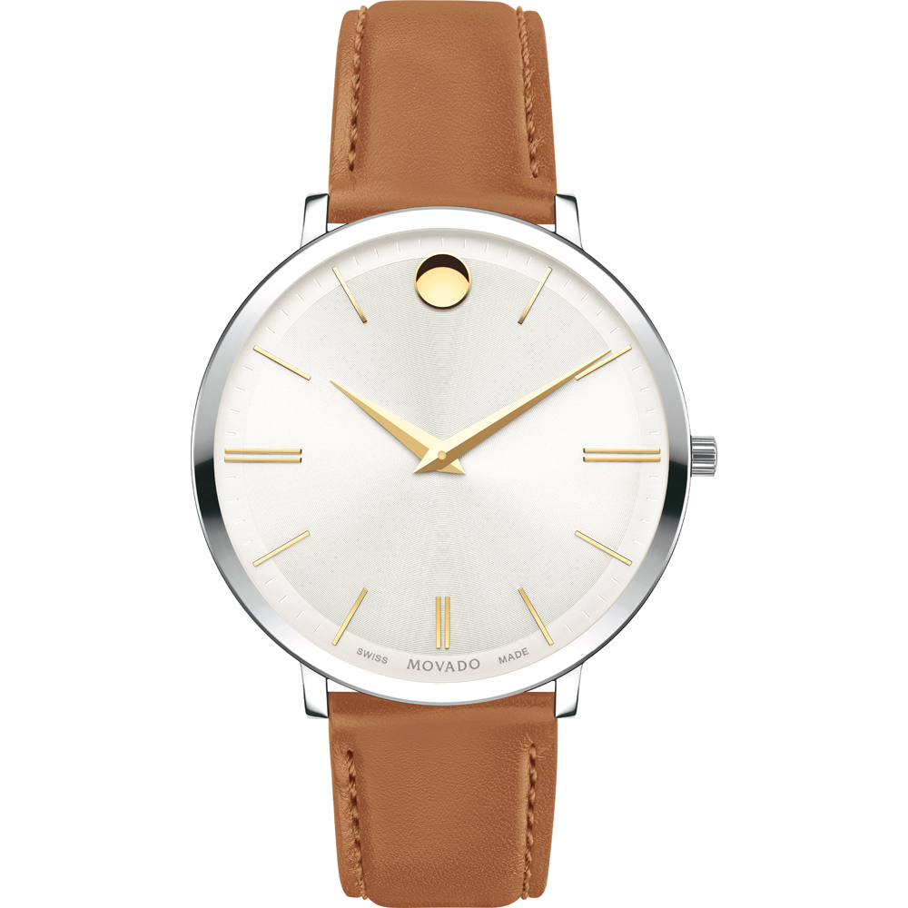 Movado 0607371 นาฬิกาผู้หญิง Ultra Slim Thin Design Quartz Women's Watch