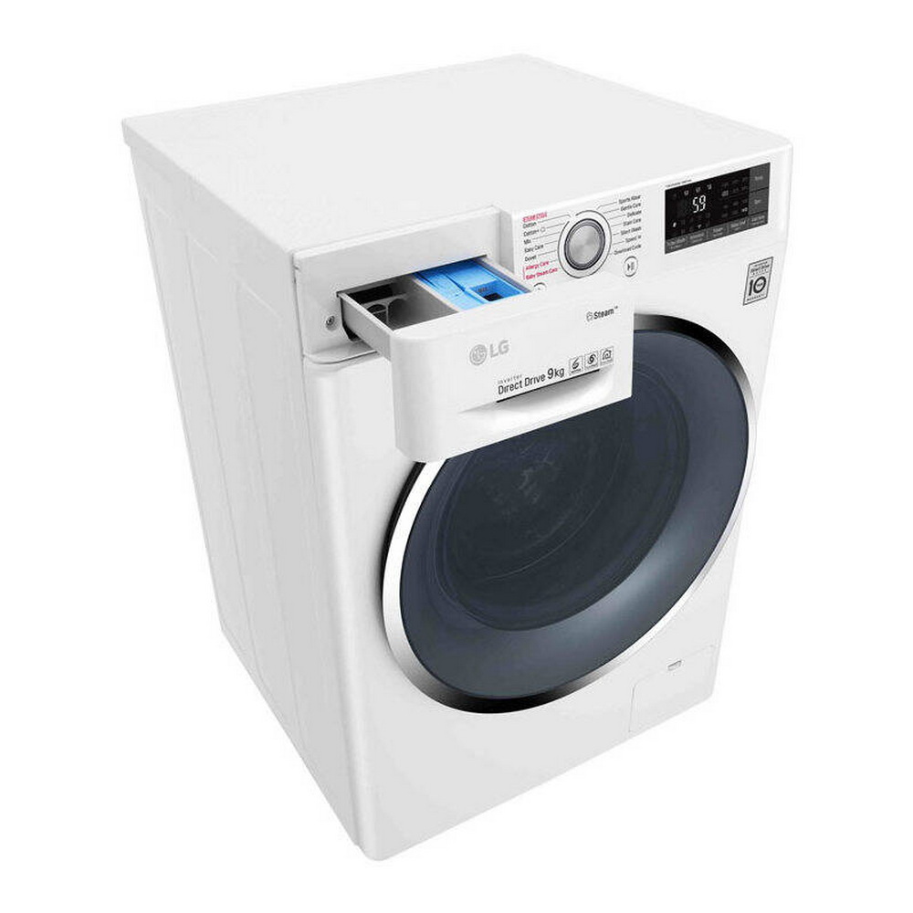 [ผ่อน0%10ด] LG เครื่องซักผ้าฝาหน้า Twin Wash 9 kg. รุ่น TWC1409S3W (ชลบุรี ส่งฟรี) [ผ่อน 0% 10ด]