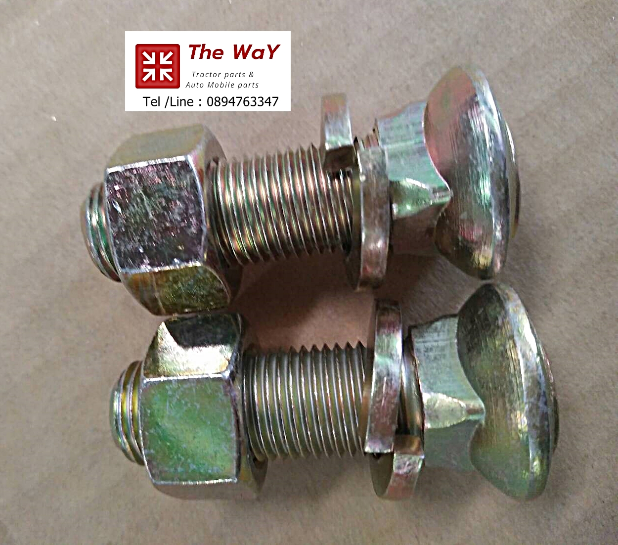 ชุดสุดคุ้ม..สกรูจานไถ ฟอร์ด อะไหล่รถแทรคเตอร์ 5 กล่อง