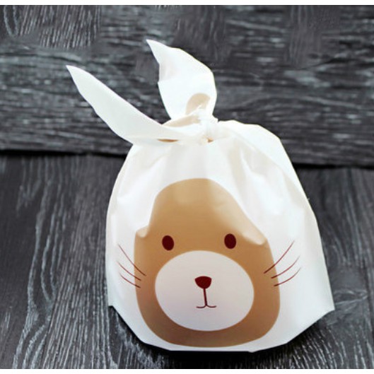 ถุงผูกหูกระต่าย ขนาด 16x27 ซม. แพ็คละ 47-50 ใบ