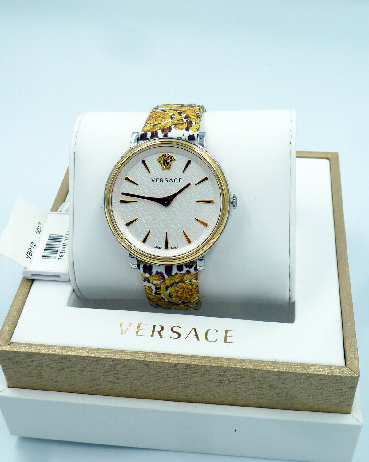 Versace VBP120017 นาฬิกาผู้หญิง V-Circle Quartz Women's Watch