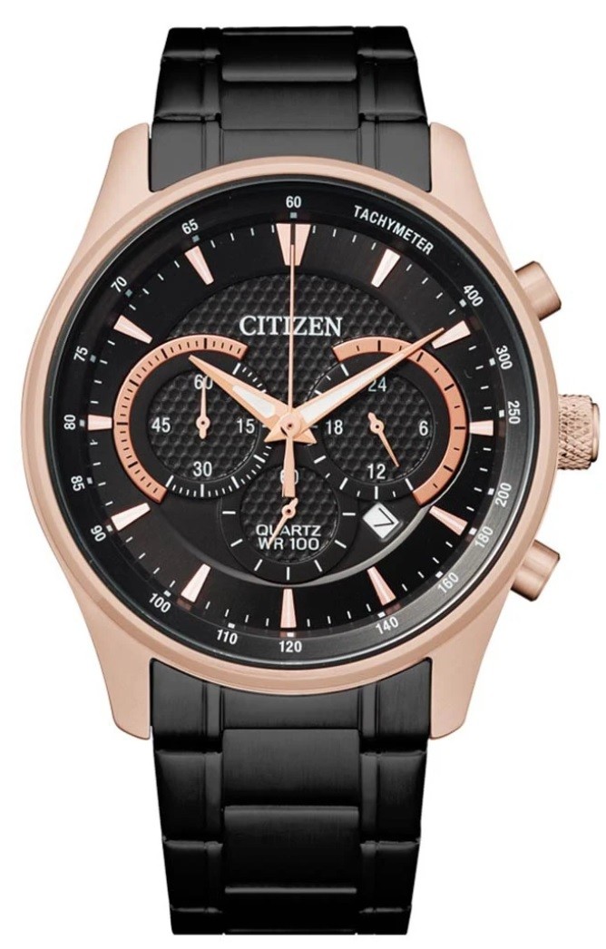 Citizen AN8196-55E นาฬิกาผู้ชาย Chronograph Quartz Men's Watch