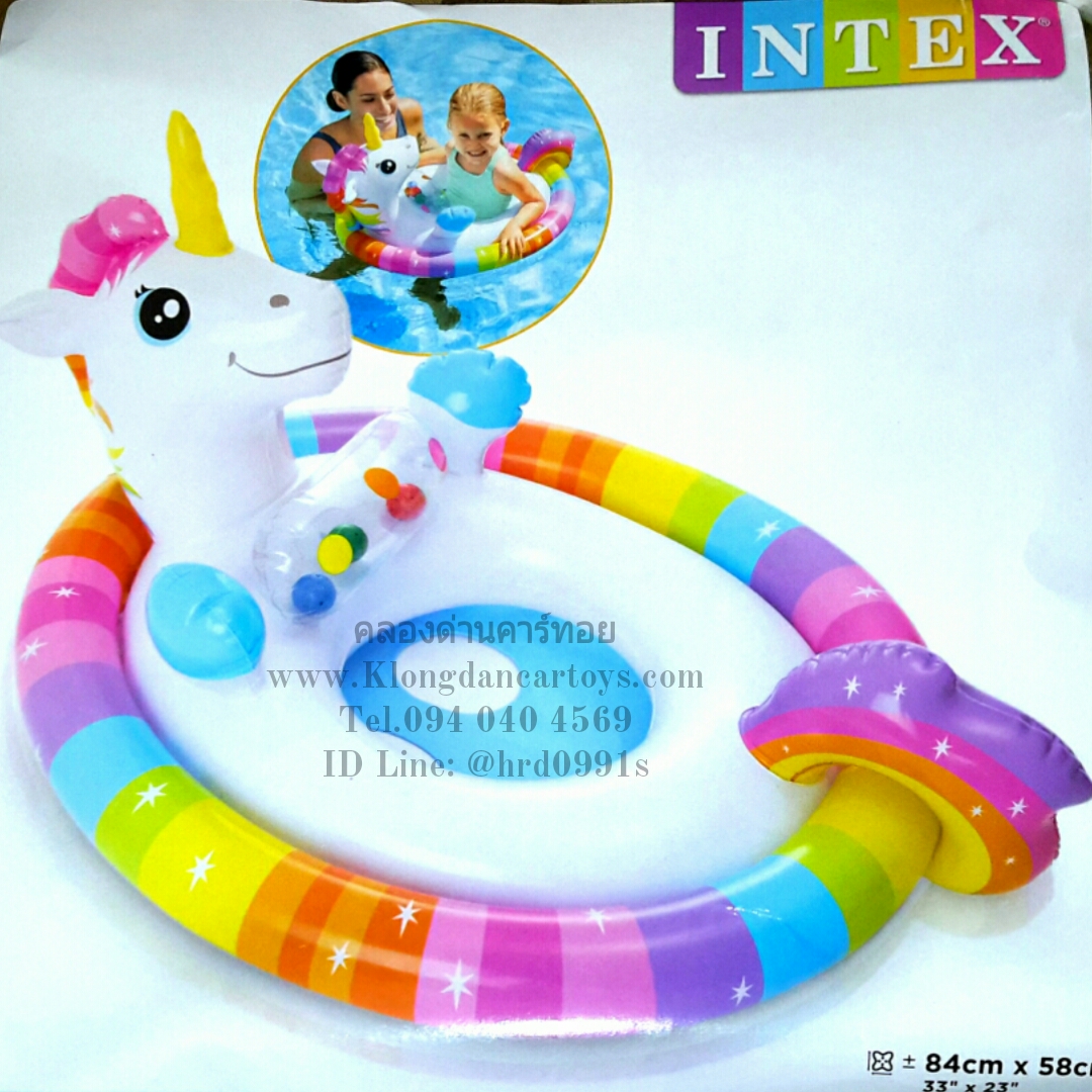 ห่วงยางขาสวมintex(ลายม้ายูนิคอร์น)