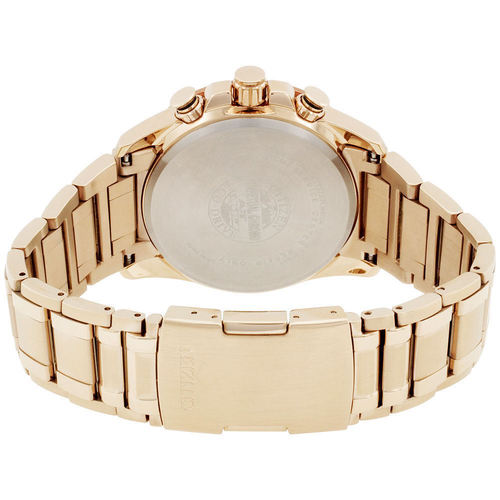 Citizen AT4106-52X นาฬิกาข้อมือผู้ชาย Eco-Drive Chronograph Radio Controlled Perpetual Men's Watch