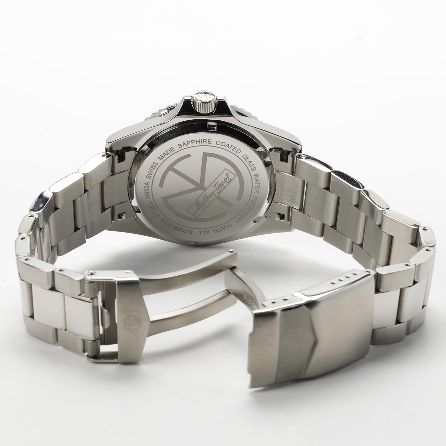 Mathey-Tissot H900ABU นาฬิกาผู้ชาย Vintage Quartz Men's Watch