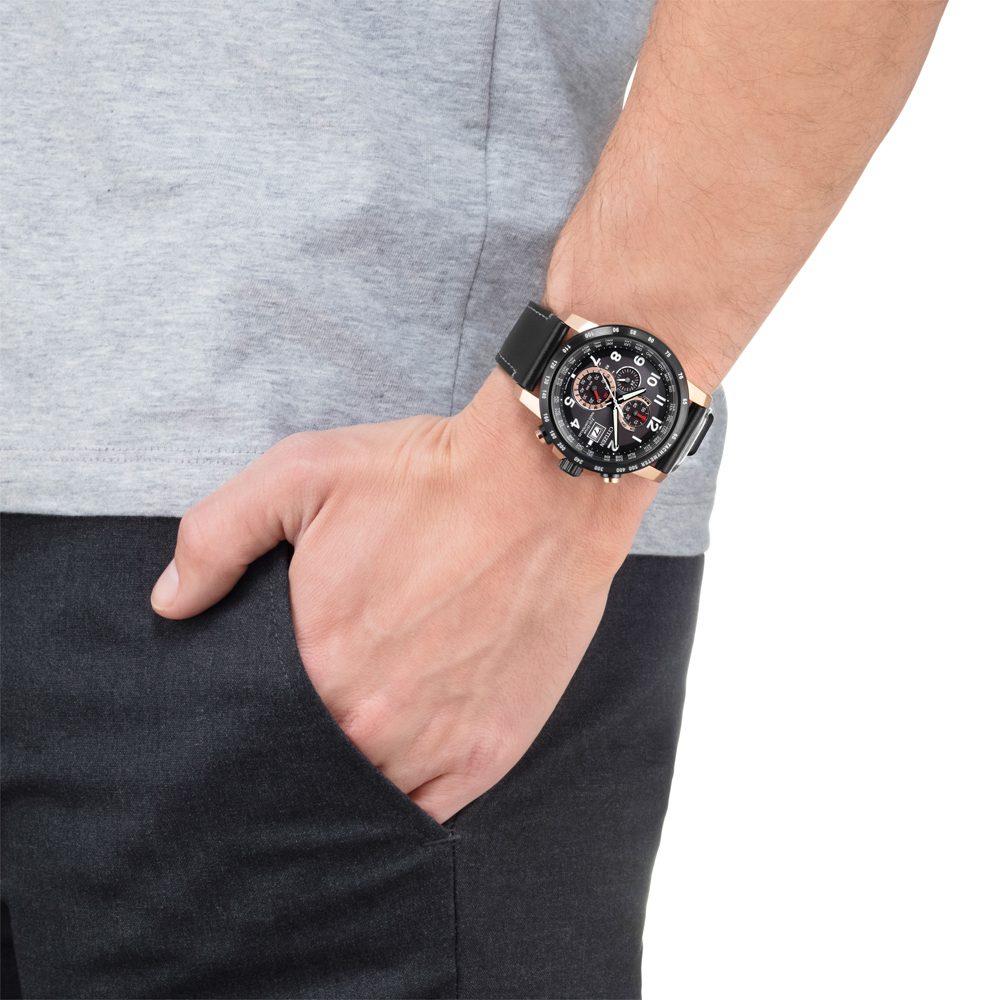 Citizen AT8126-02E นาฬิกาผู้ชาย Eco-Drive Global Radio Controlled AT Chronograph Men's Watch