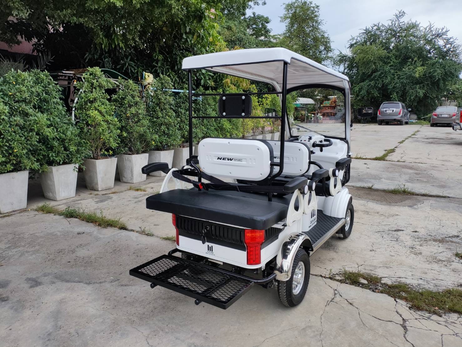 รถไฟฟ้า 4 ล้อ 6 ที่นั่ง (คนไซส์ใหญ่) รุ่น M-01ฺB BIG PLUS ยี่ห้อ CLP CAR ขับแฮนด์บิด