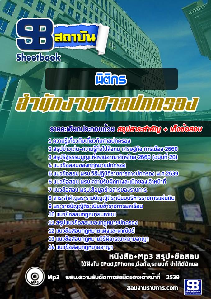 แนวข้อสอบนิติกร สำนักงานศาลปกครอง 2568