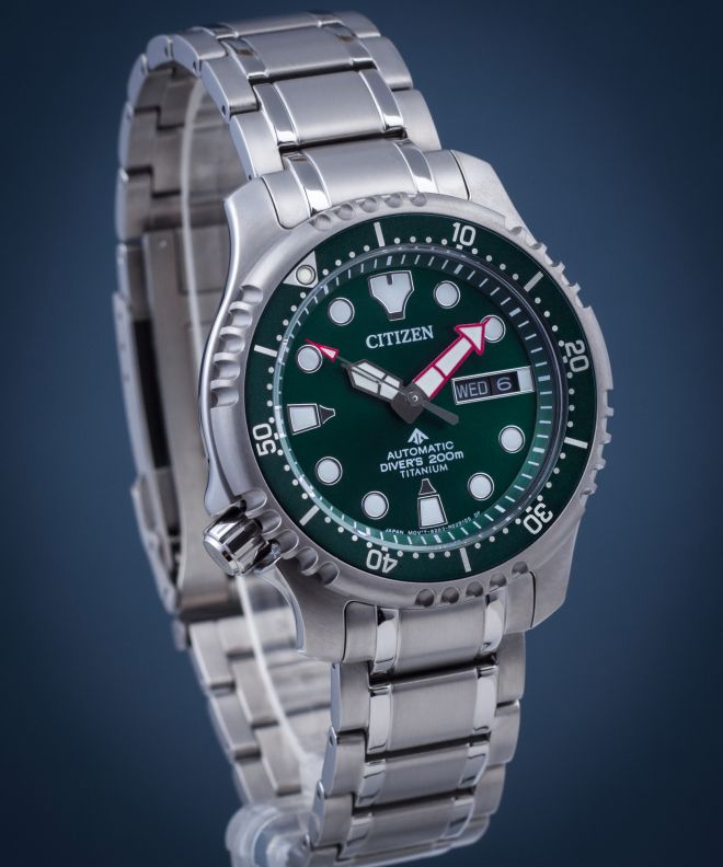 Citizen NY0100-50X นาฬิกาผู้ชาย Promaster Automatic Diver Super Titanium Men's Watch
