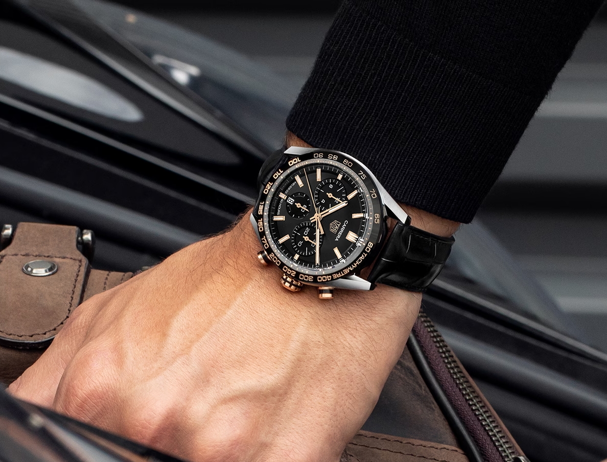 Tag Heuer CBN2A5A.FC6481 นาฬิกาผู้ชาย Carrera Automatic Chronograph 44m Men's Watch