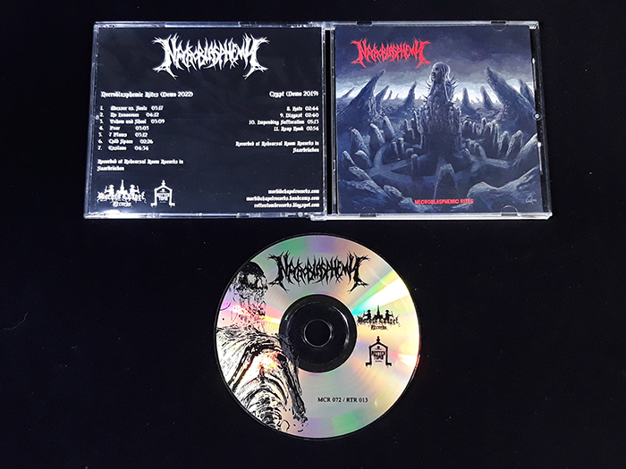 NECROBLASPHEMY 'Necroblasphemic Rites / Crypt' CD