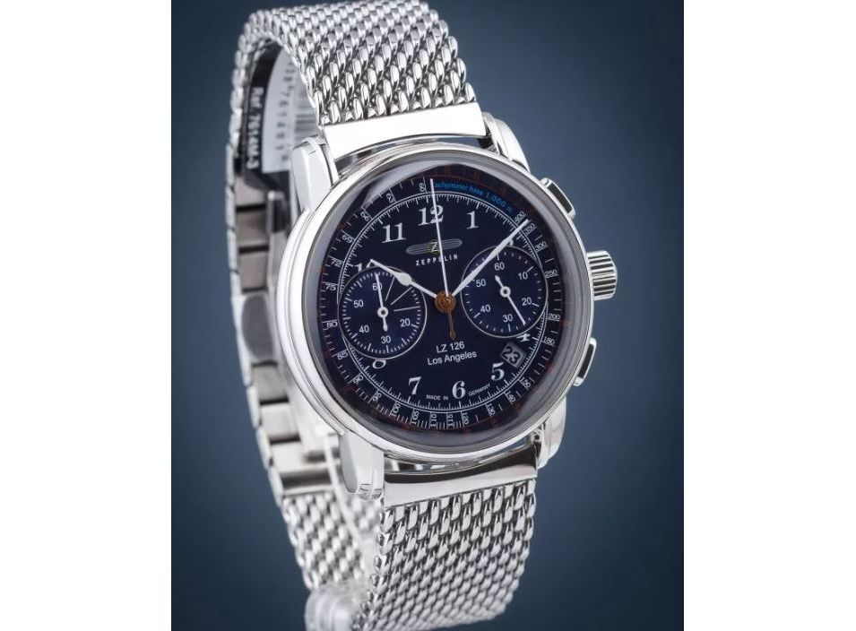 Zeppelin 7614M-3 นาฬิกาผู้ชาย Chronograph Quartz Men's Watch