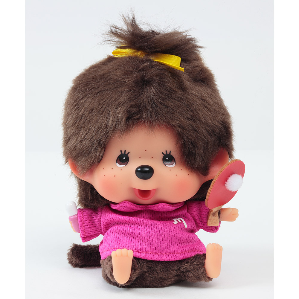 [PRE-ORDER] ตุ๊กตา ม่อนชิชิ นักปิงปอง Size 14 cm ม่อนชิชิจัง Monchhichi Let's Sports Table Tennis Girls นำเข้าจากญี่ปุ่น レッツ！スポーツモンチッチ 卓球 女の子