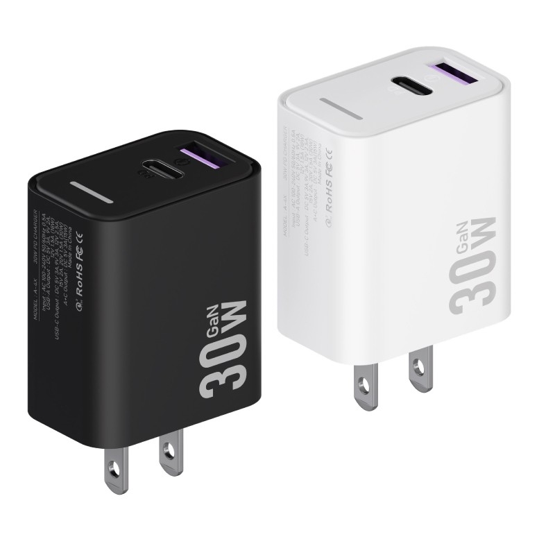 Enyx A4X 1USB/1PD หัวชาร์จแบบชาร์จด่วน 30W GAN Fast charge