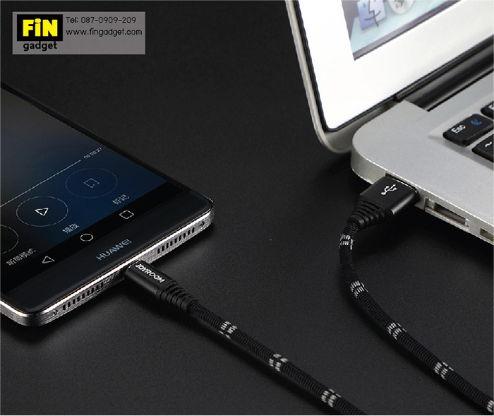 สายชาร์จ Joyroom Fabric Braided S-L316 Micro USB