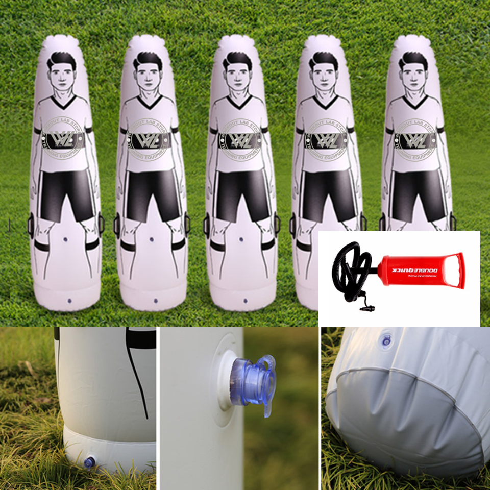 หุ่นกำแพงฟุตบอล SET5ตัว+Pumpลม อย่างหนา