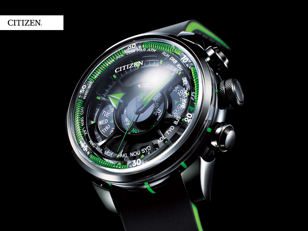 Citizen CC0005-06E นาฬิกาชาย Eco-Drive Satellite Wave Limited Edition Concept Model Men's Watch 990 Pcs.