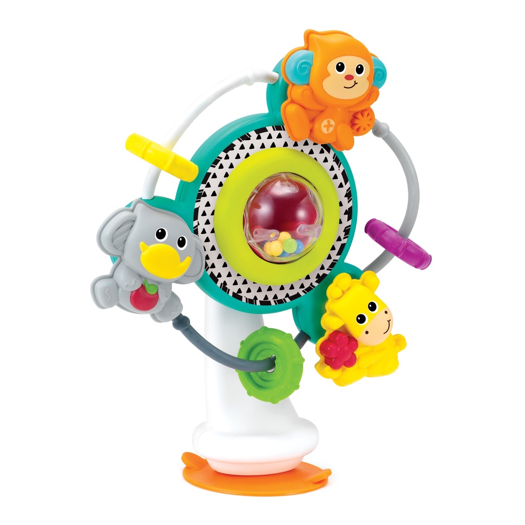 Infantino กังหันติดโต๊ะทานข้าว Jungle Ferris Wheel