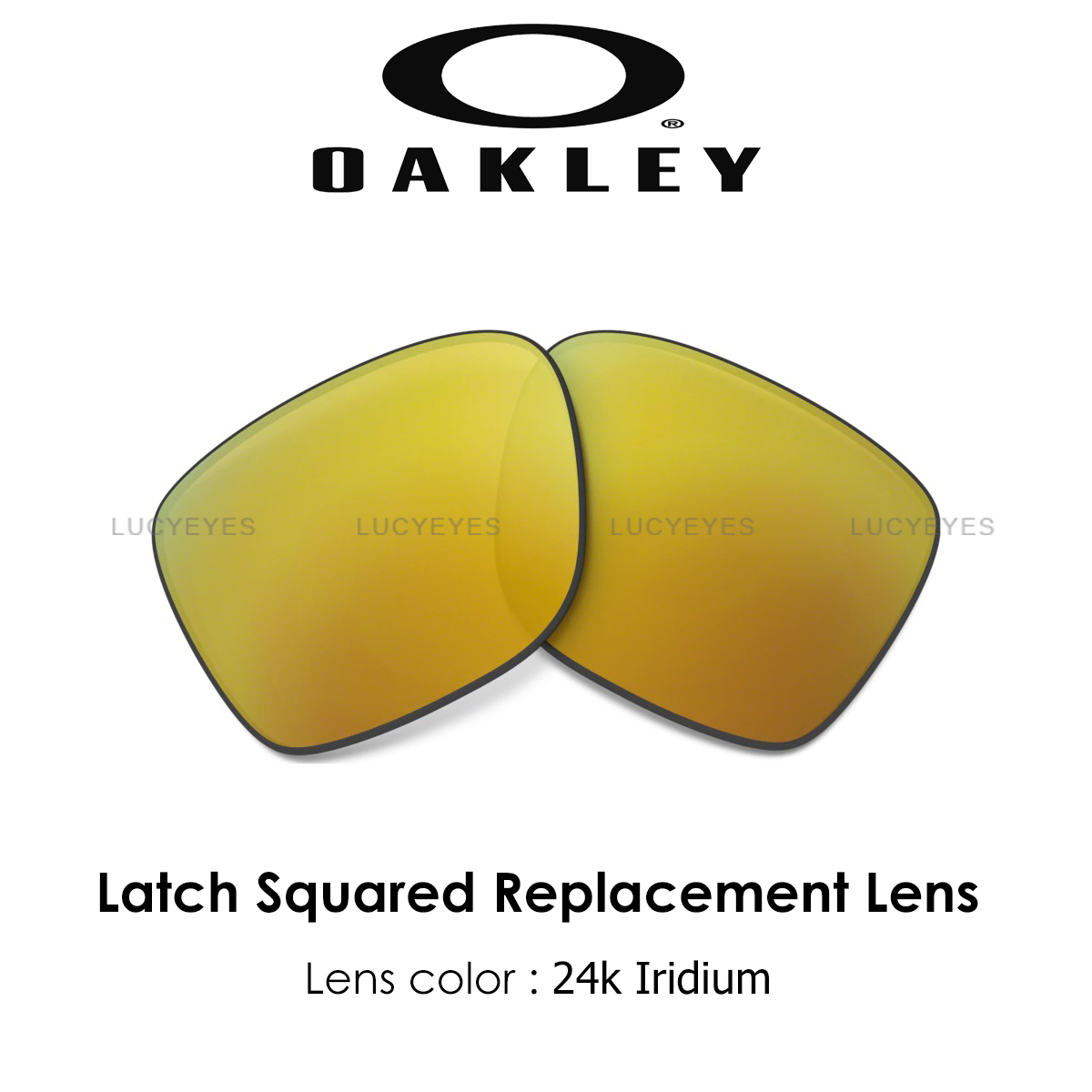 อะไหล่เลนส์ Oakley Latch Squared OO9358- สี 24k Iridium