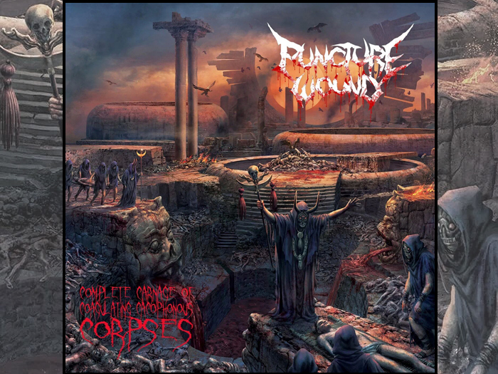 PUNCTURE WOUND 'Complete Carnage of Coagulating Cacophonous Corpses' CD