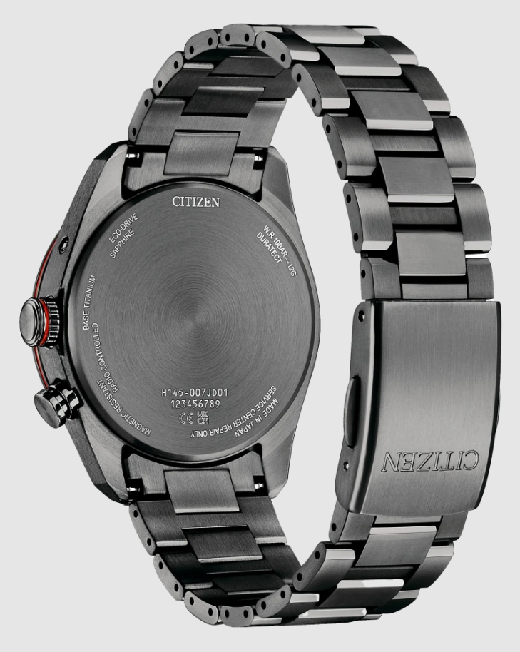 Citizen CB0286-61E นาฬิกาผู้ชาย Attesa Radio Controlled Titanium Eco-Drive Men's Watch