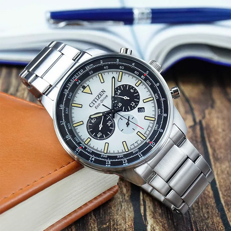 Citizen CA4500-91A นาฬิกาผู้ชาย Chrono Eco-Drive Men's Watch
