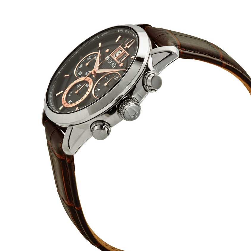 Bulova 96B311 นาฬิาผู้ชาย Sutton Chronograph Quartz Men's Watch