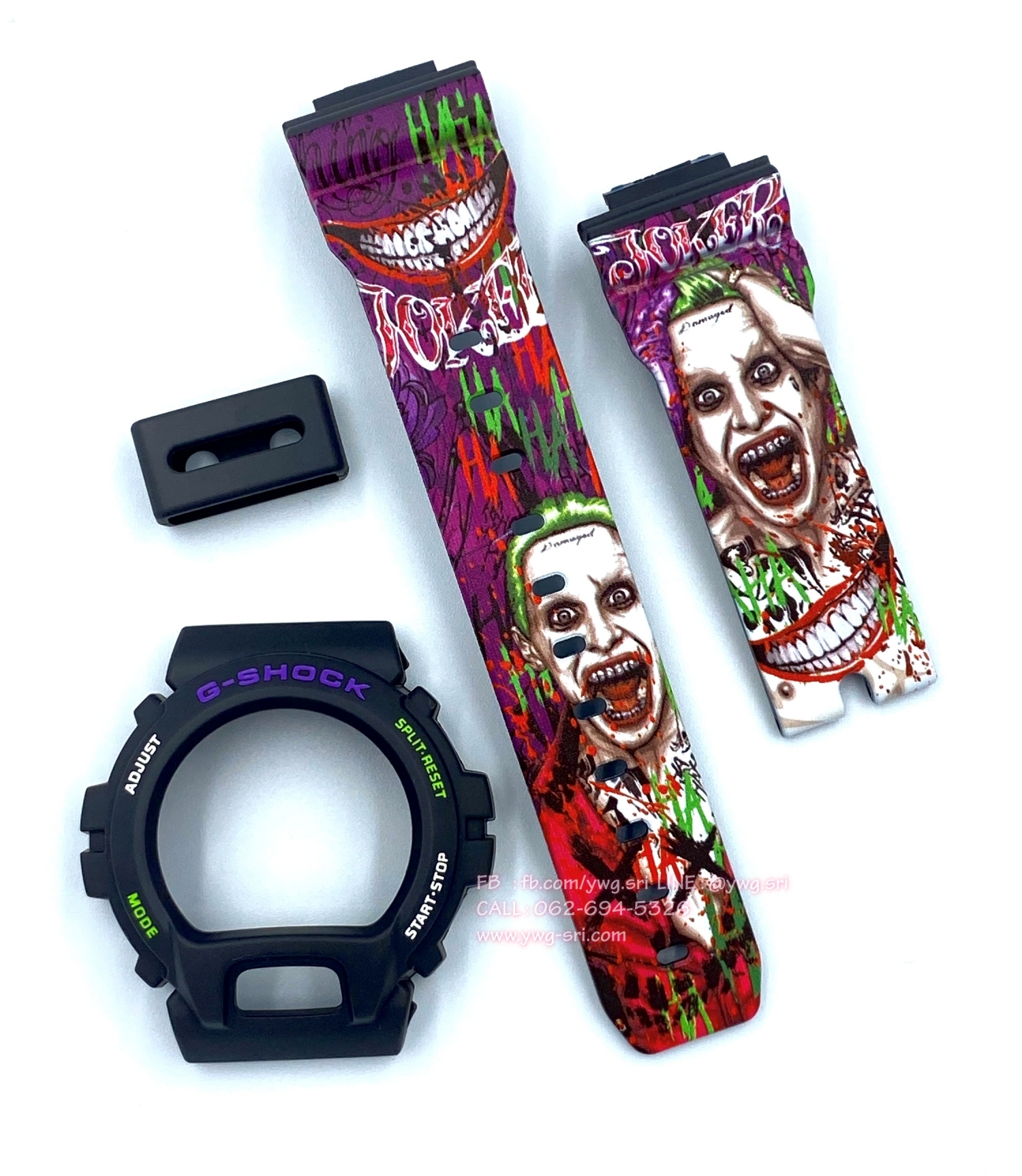 กรอบสาย G-SHOCK แท้✅ สีดำด้าน สกรีนลาย Joker ใส่ได้รับรุ่น DW-6900