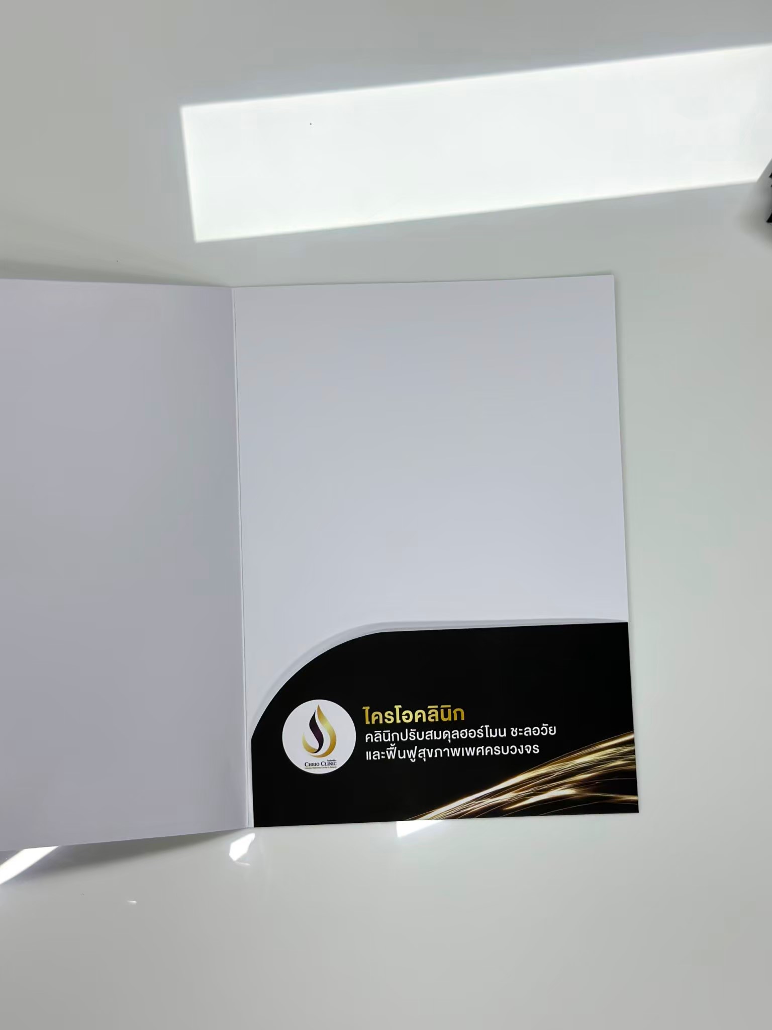 ผลงาน แฟ้มใส่เอกสาร