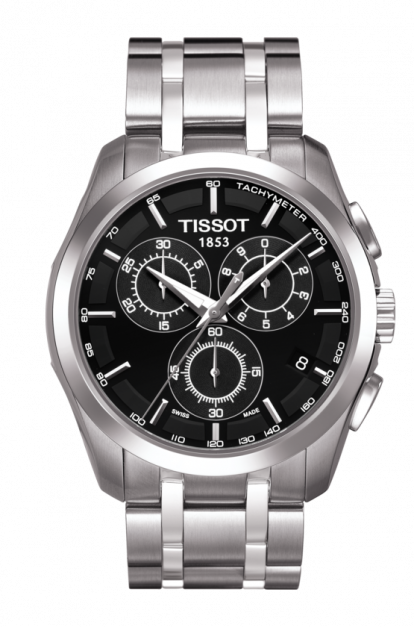 Tissot T035.617.11.051.00 นาฬิกาผู้ชาย Tissot รุ่น T0356171105100, T-Classic Couturier Chronograph Men's Watch